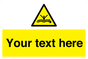 Custom Warning strong currents